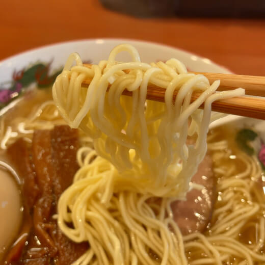 中華そばさとう　麺